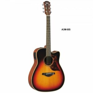 Yamaha A3MBS ARE Solid Sitka Spruce Top Tobacco Brown Sunburst
